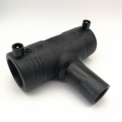 Various Good Quality Dn90/63 HDPE Gas PE Pipe Electro Fusion Adapter Fitting Reducing Tee