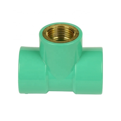 Plastic UPVC Pipe Fittings UPVC Thread Fitting Female Brass Thead Tee